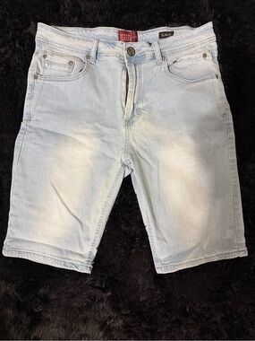 Truth Substance Men's Slim Light Wash Denim Jean Shorts - Slim Fit